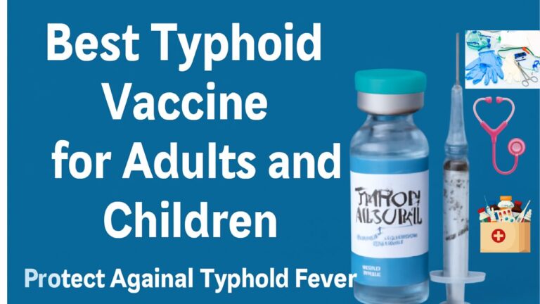 Typhoid Vaccine for Adults and Children